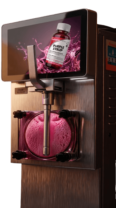 Wocklean slush machine at Blazin Cloudz Lafayette LA