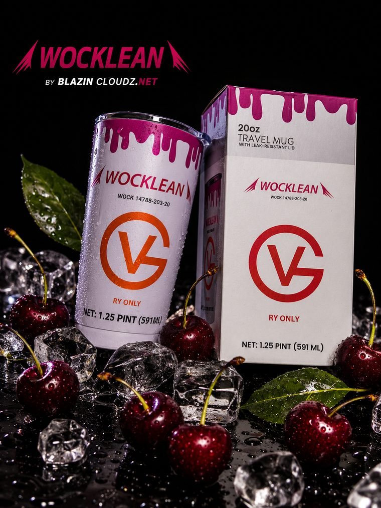 Wocklean 20oz stainless steel tumbler