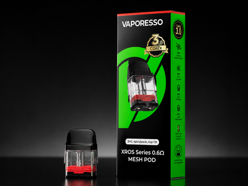 Vaporesso XROS COREX 3.0 Mesh Pods — 0.6Ω & 0.8Ω